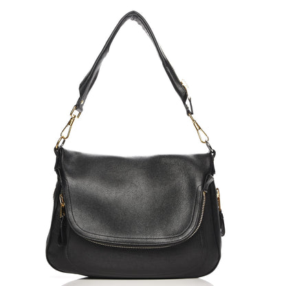 Tom Ford Pebbled Calfskin Large Jennifer Black 1 of 9