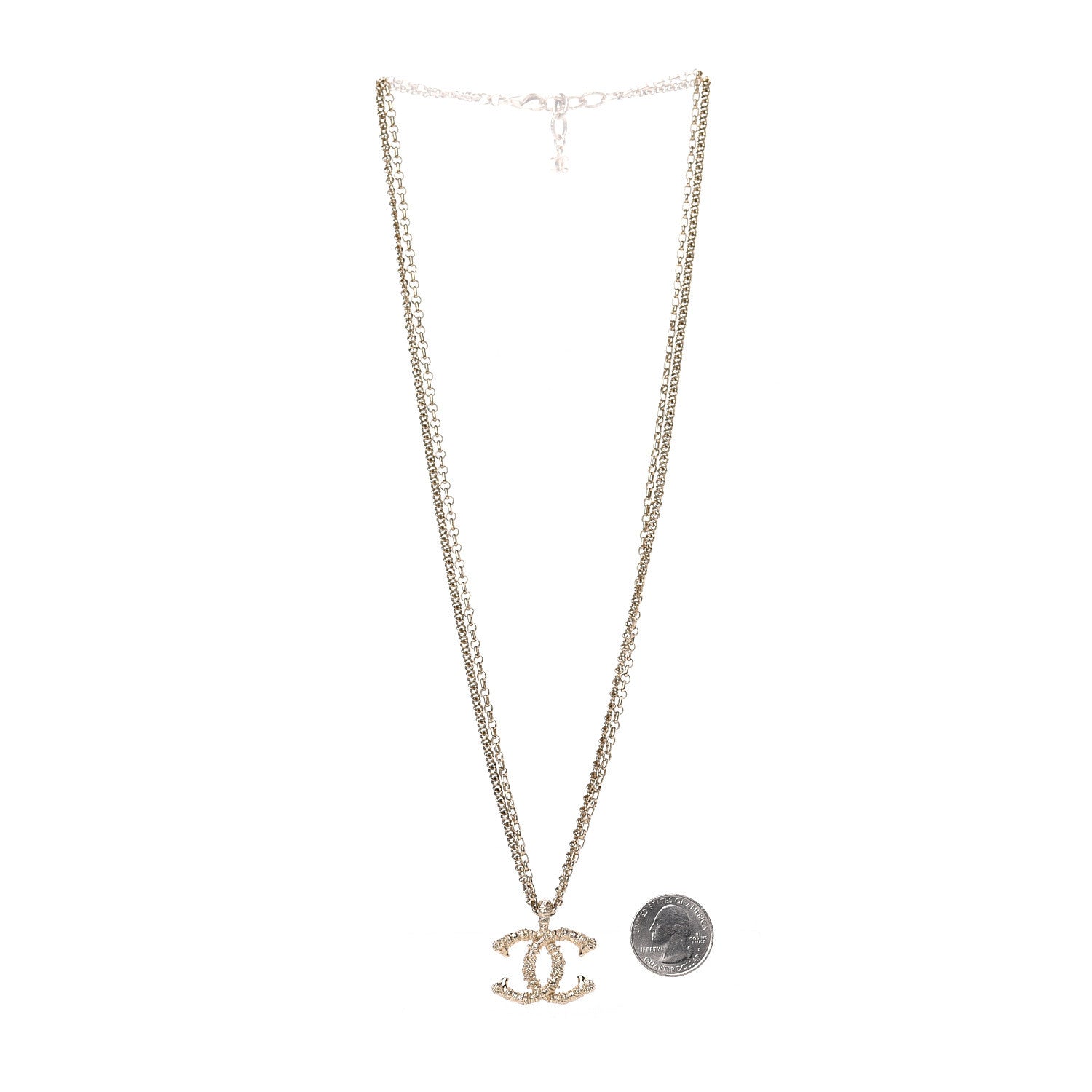 Chanel Chain Sheep CC Necklace Gold 3 of 5