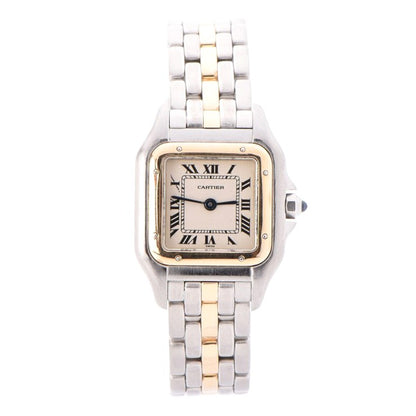 Cartier Stainless Steel 18K Yellow Gold 22mm Panthere Quartz Watch 1 of 5