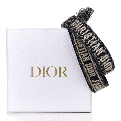 Christian Dior Woven Cotton J'Adior Friendship Bracelet Set Navy 7 of 7