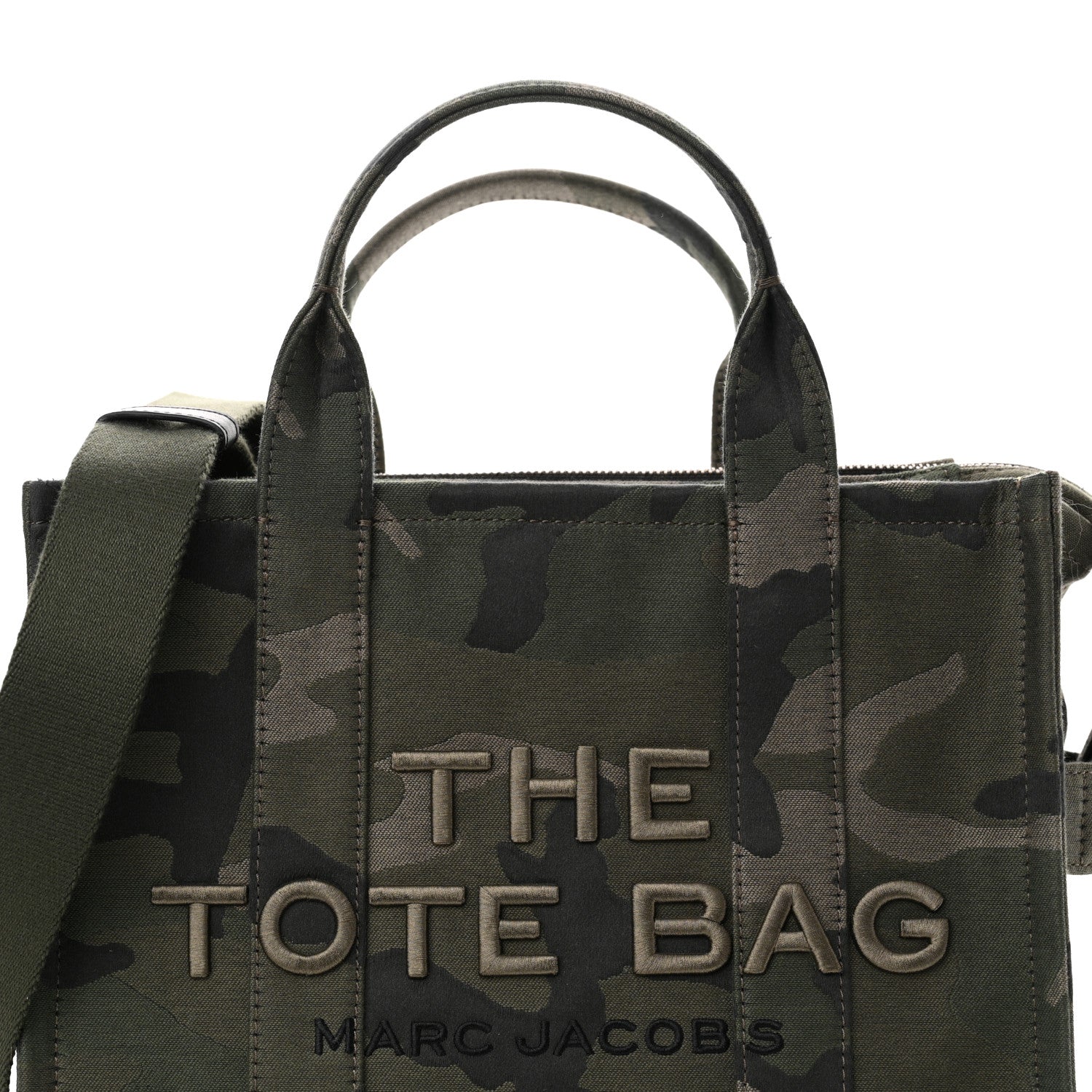 Marc Jacobs Canvas Camouflage Medium The Tote Bag Khaki 8 of 10