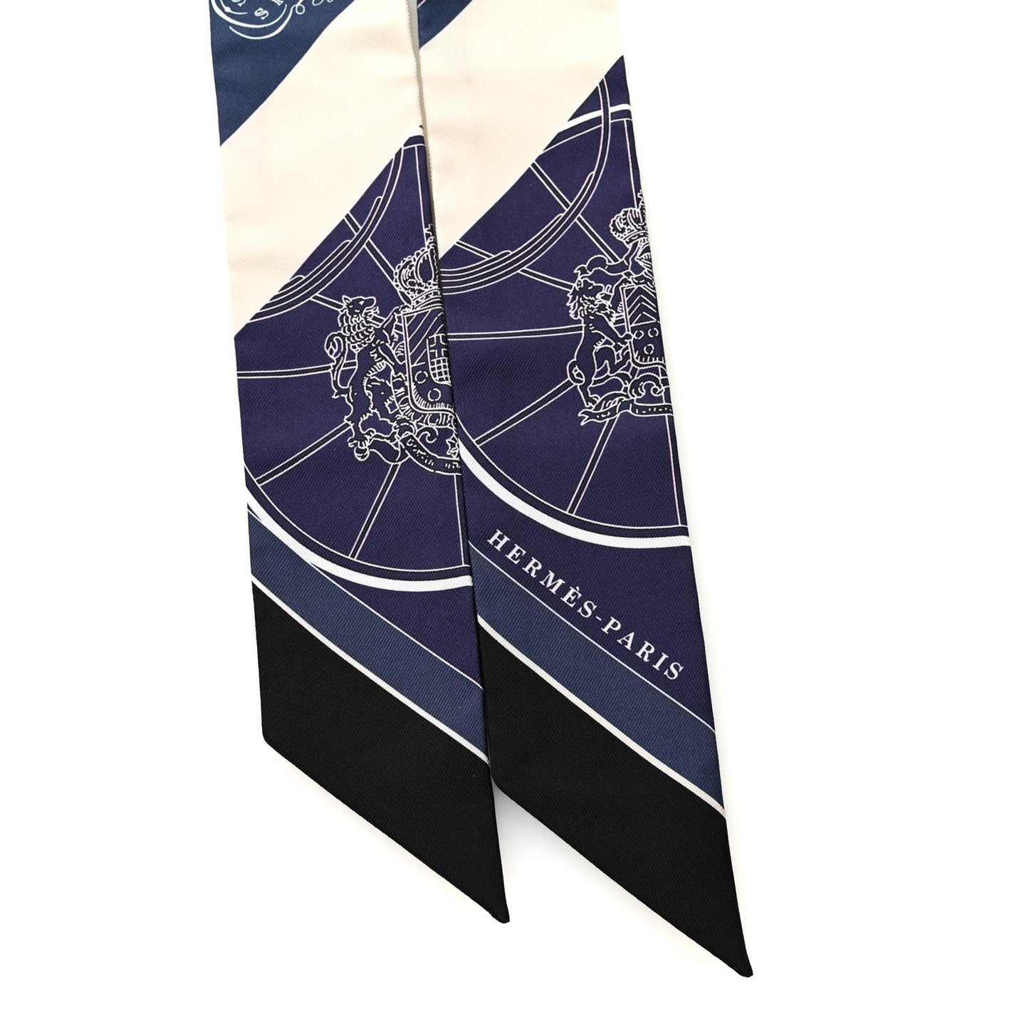 Silk Springs Springs Twilly Marine Creme Petrole