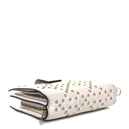 Christian Dior Lambskin Cannage Studded Lady Dior Eden Wallet White 4 of 18