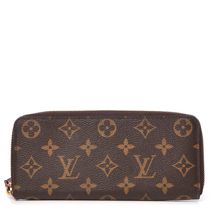 Louis Vuitton Monogram Clemence Wallet Fuchsia 1 of 7