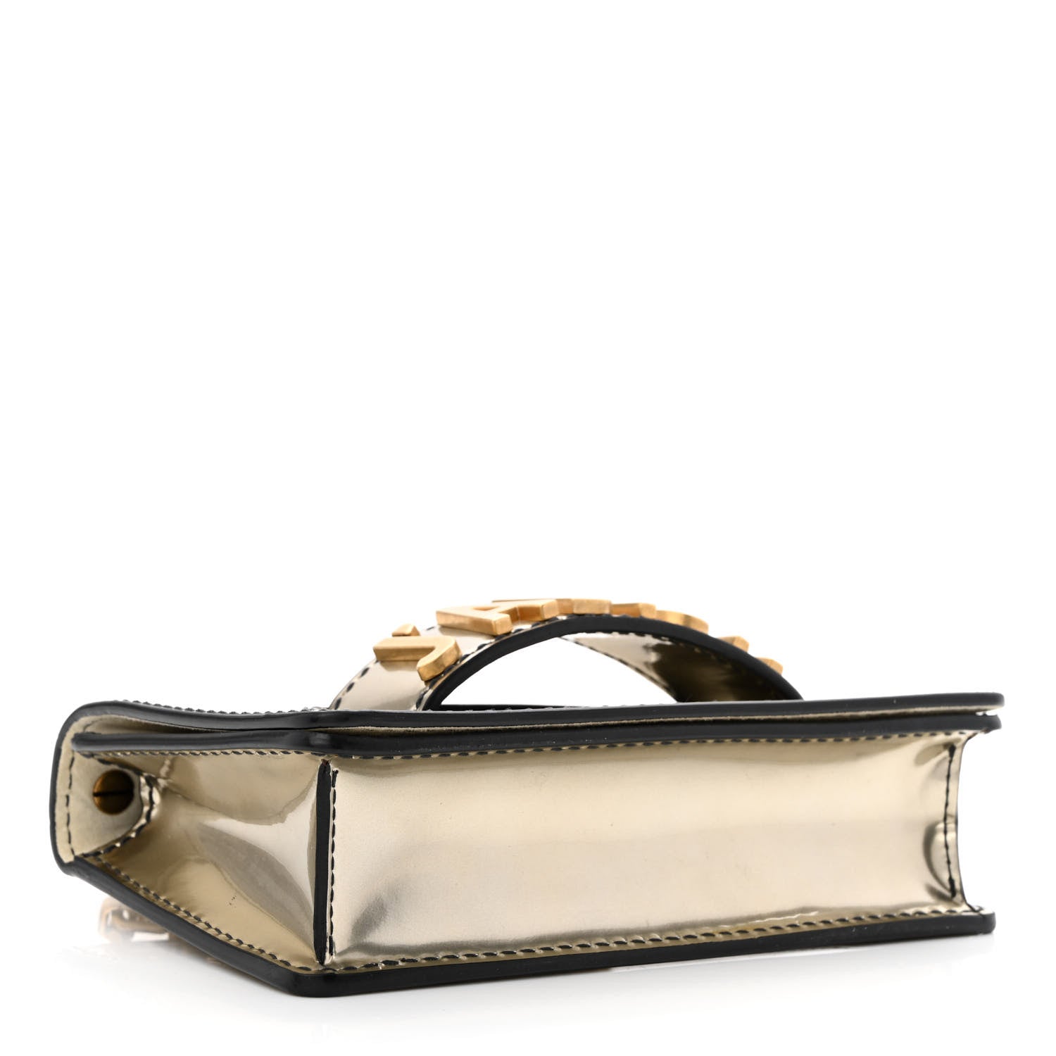 Christian Dior Metallic Calfskin J'Adior Mini Chain Flap Bag Gold 4 of 11