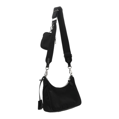 Prada Nylon Re-Edition 2005 Shoulder Bag Black 3 of 14