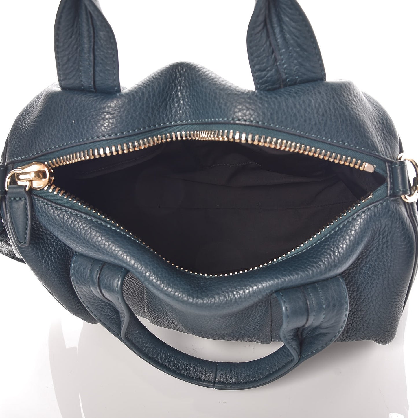 Lambskin Rocco Duffel Dark Argon Pale Gold Hardware