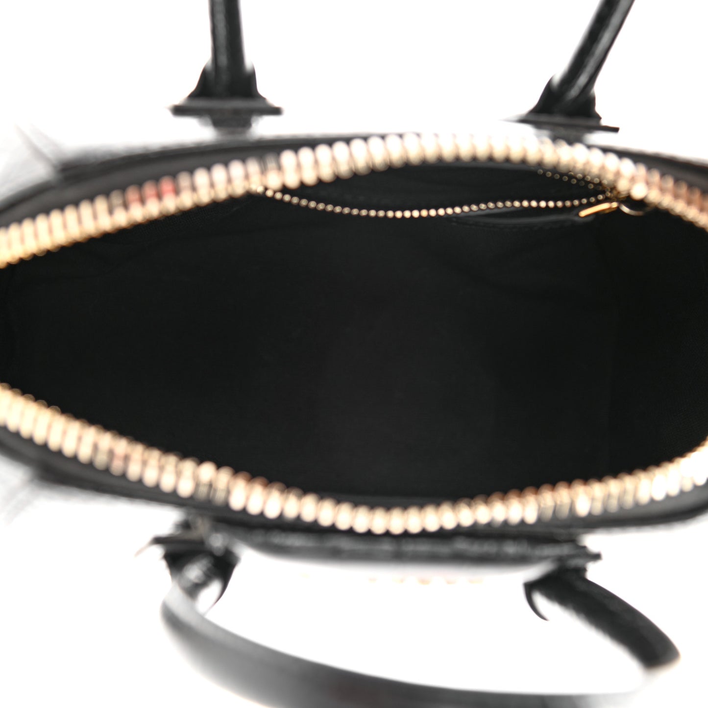 Calfskin Crocodile Embossed Mini Antigona Black