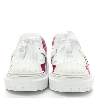 Christian Dior Reflective Fabric Shaded Dior-ID Platform Sneakers 39 Raspberry 2 of 9