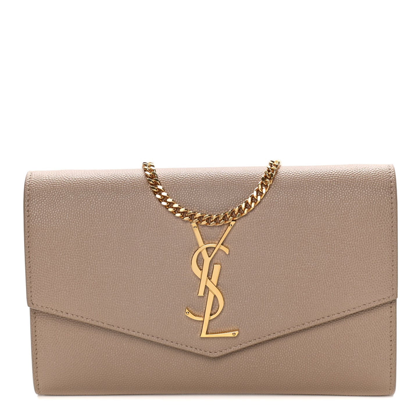 Grain De Poudre Monogram Uptown Chain Wallet Nude Powder