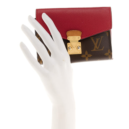 Louis Vuitton Monogram Pallas Compact Wallet NM Cerise 2 of 10