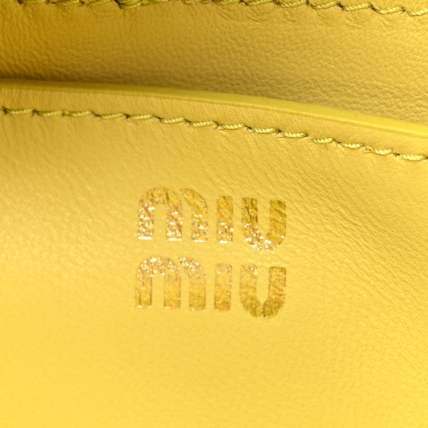 Miu Miu Crochet Calfskin S Narrow Arcadie Cedro 6 of 10