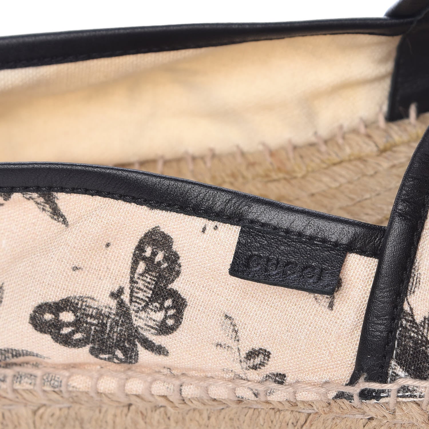 Gucci Canvas Pilar Printed Espadrille 42 Black 7 of 9