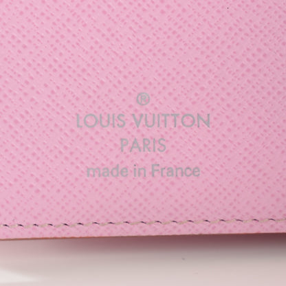 Louis Vuitton Monogram Multicolor Joey Wallet White Litchi 6 of 7