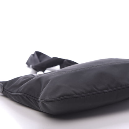 Prada Nylon Vela Flat Messenger Bag Black 6 of 8