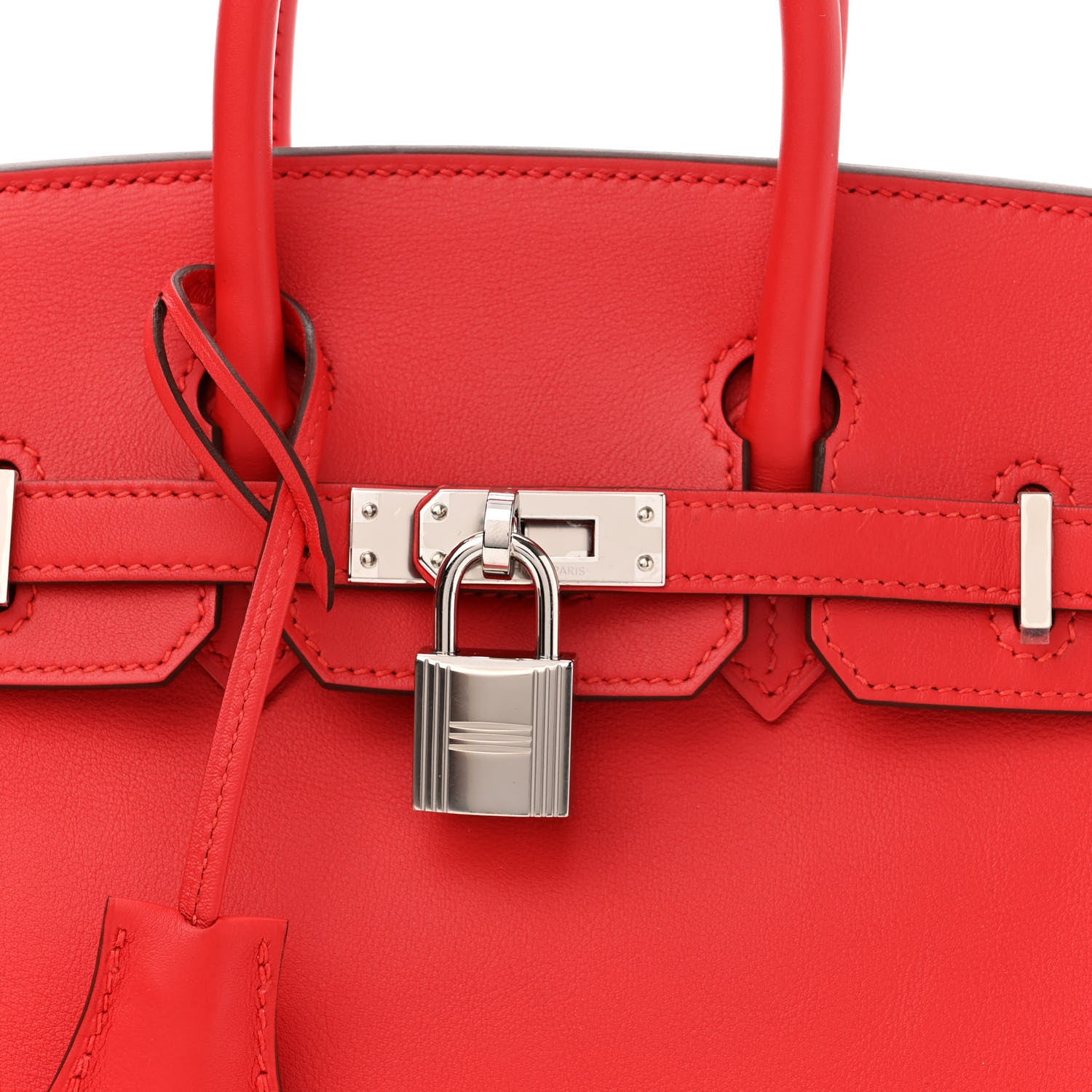 Hermes Swift Birkin 25 Rouge De Coeur 8 of 10