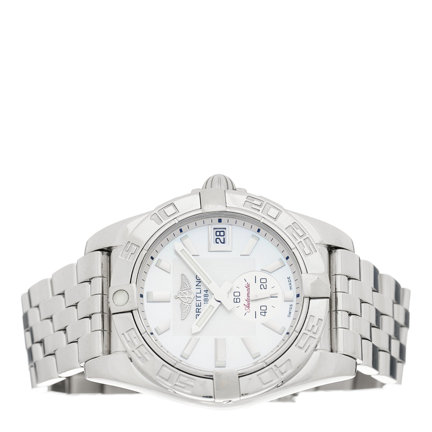 Breitling Stainless Steel 36mm Galactic Automtic Watch A37330 2 of 7
