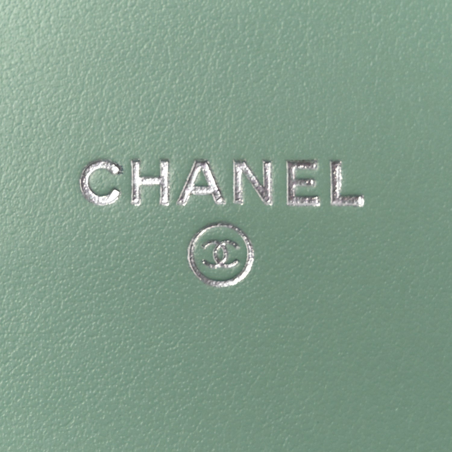 Chanel Caviar Quilted Boy Phone Holder Wallet On Chain Green 6 of 13