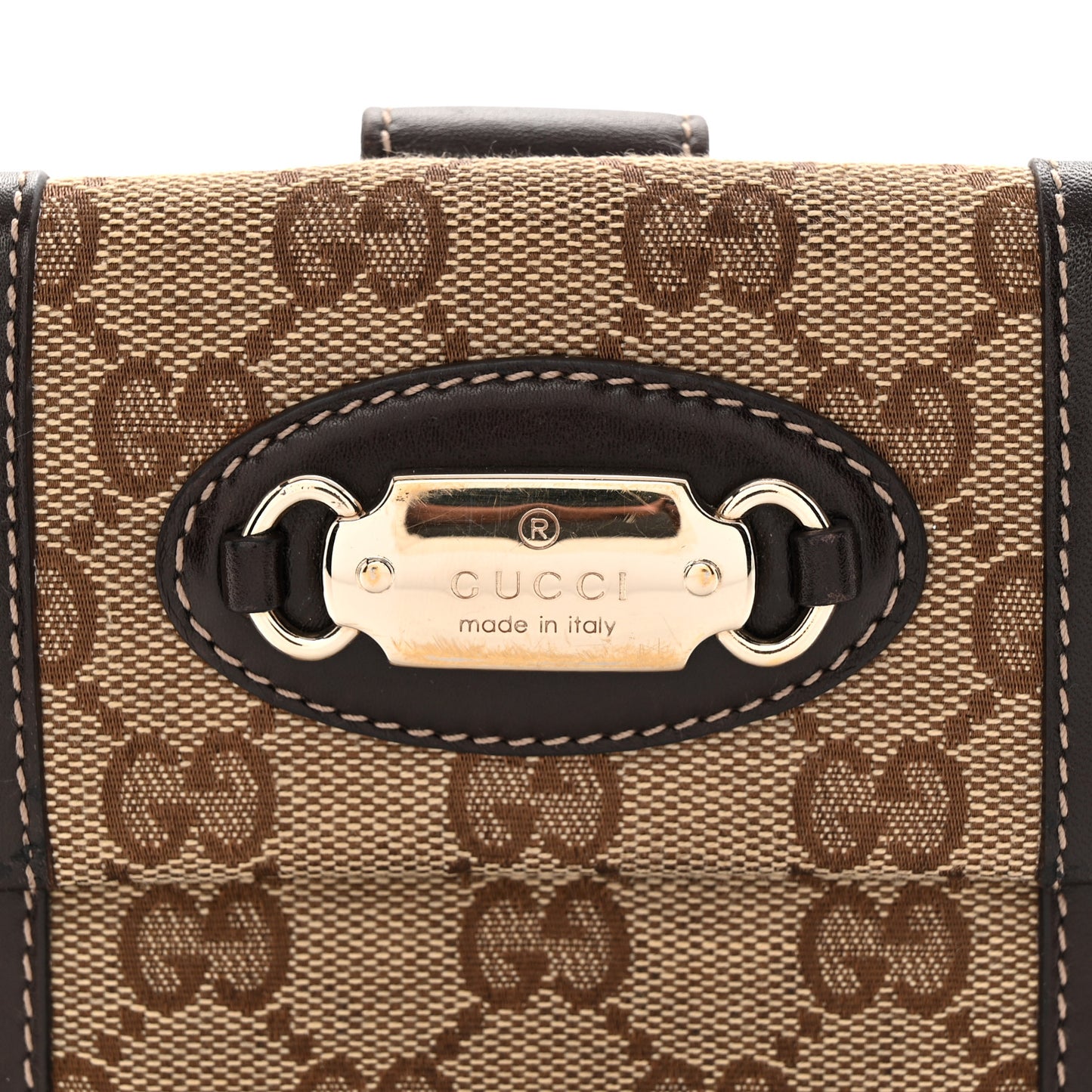 Monogram French Flap Wallet Dark Brown