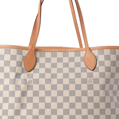 Louis Vuitton Damier Azur Neo Neverfull GM Rose Ballerine 7 of 9