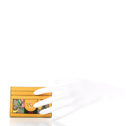 Gucci GG Supreme Monogram Flora Web Ophidia Card Holder Beige Multicolor Crop 2 of 7
