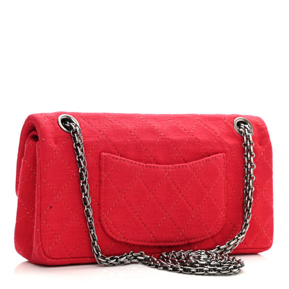 Chanel Jersey Quilted 2.55 Reissue East West Flap Red 3 of 11