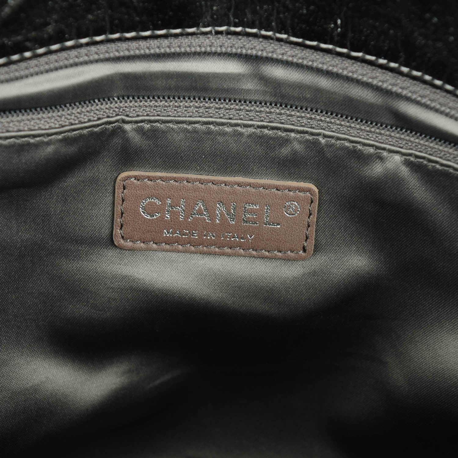 Chanel Vinyl Quilted Jumbo Melrose Degrade Flap Black 6 of 7