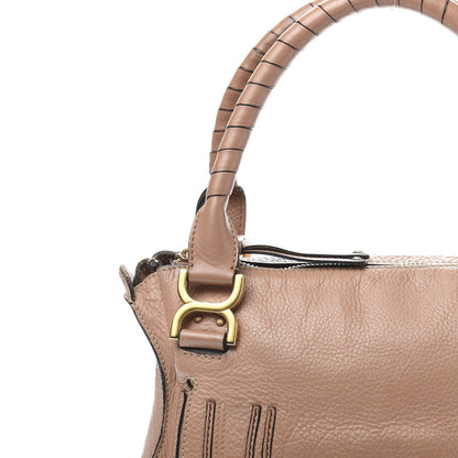 Chloe Calfskin Medium Marcie Satchel Anemone Pink 17 of 17