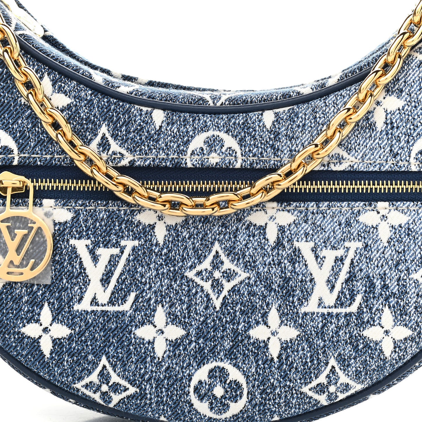 Monogram Jacquard Denim Loop Bleu