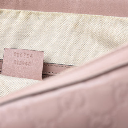 Gucci Guccissima Large Bree Hobo Soft Pink 11 of 12