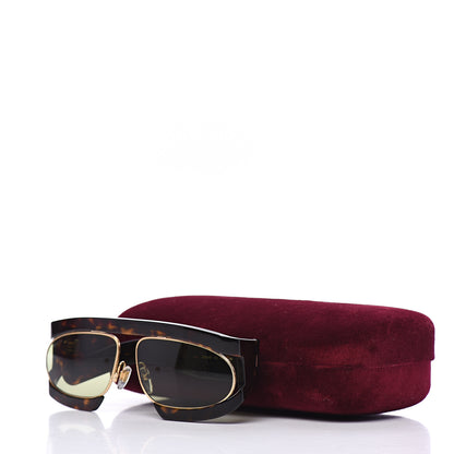 Gucci Oval Sunglasses GG0233S Tortoiseshell Gold 8 of 8