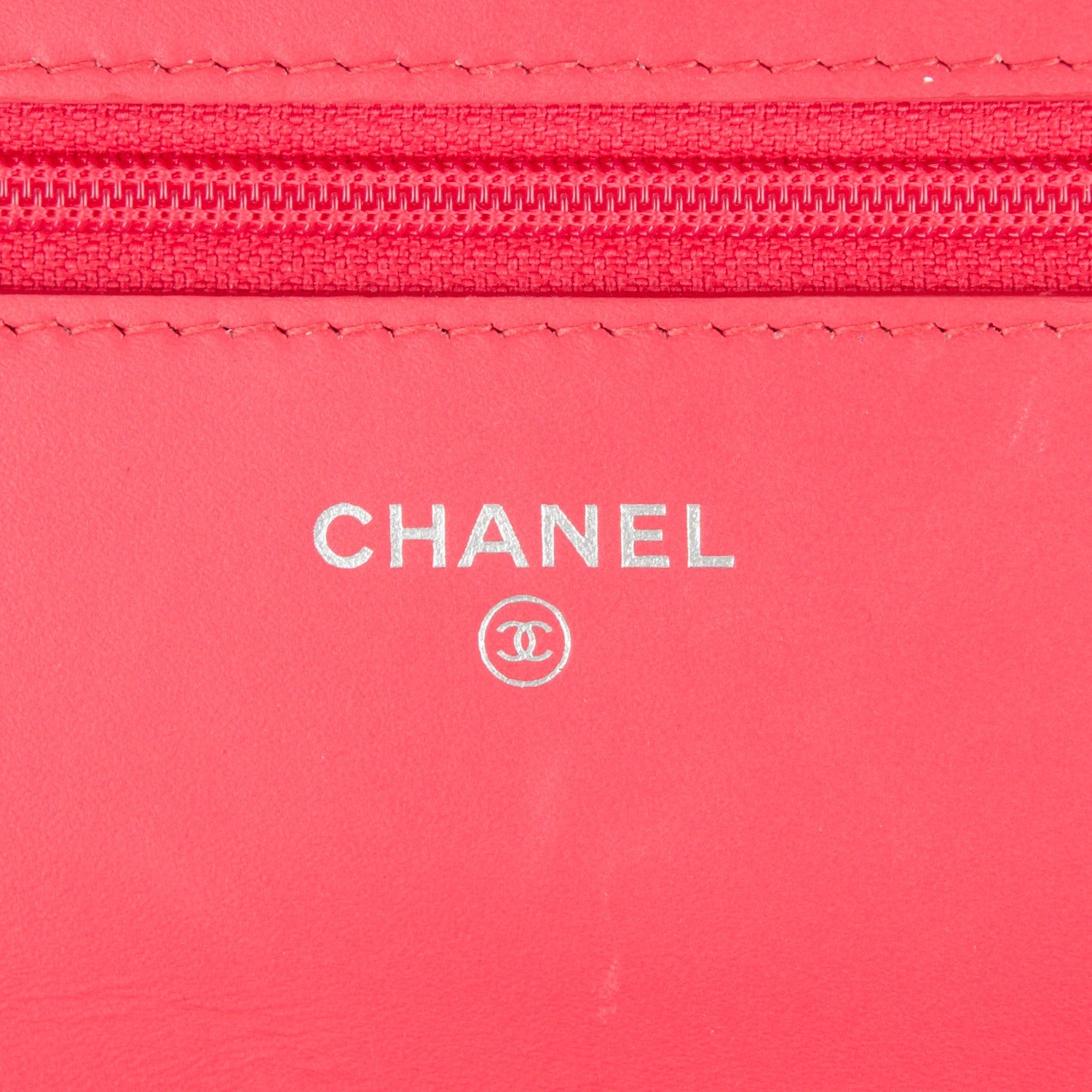 Chanel Patent Quilted Wallet On Chain WOC Pink 6 of 8