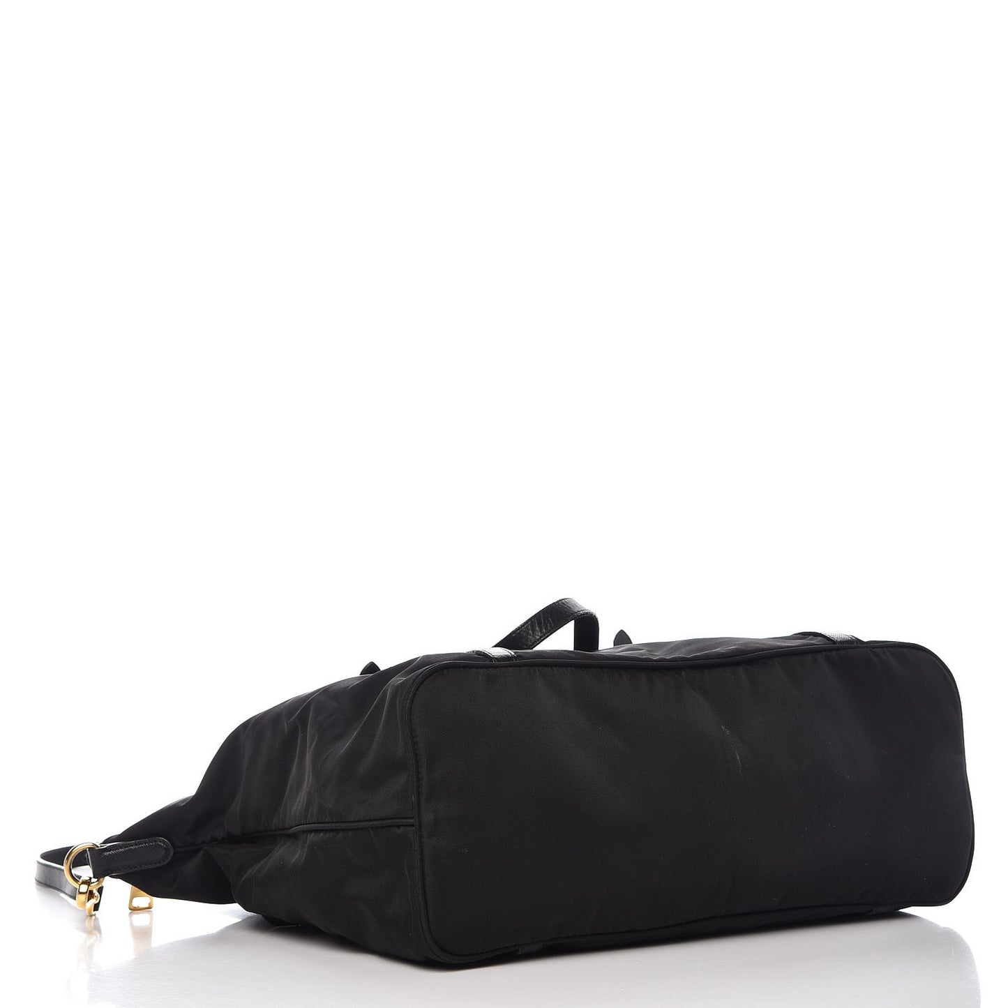 Tessuto Nylon Saffiano Tote Black
