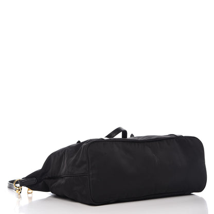 Prada Tessuto Nylon Saffiano Tote Black 5 of 9