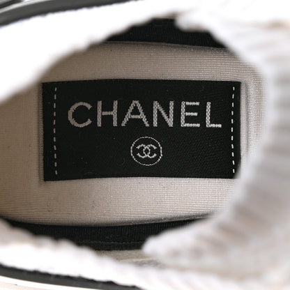Chanel Fabric Logo Sneakers 37 White 6 of 11