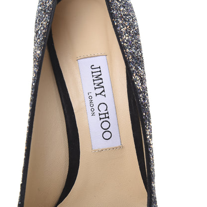 Jimmy Choo Coarse Glitter Romy 100 Pumps 38 Multicolor 7 of 8