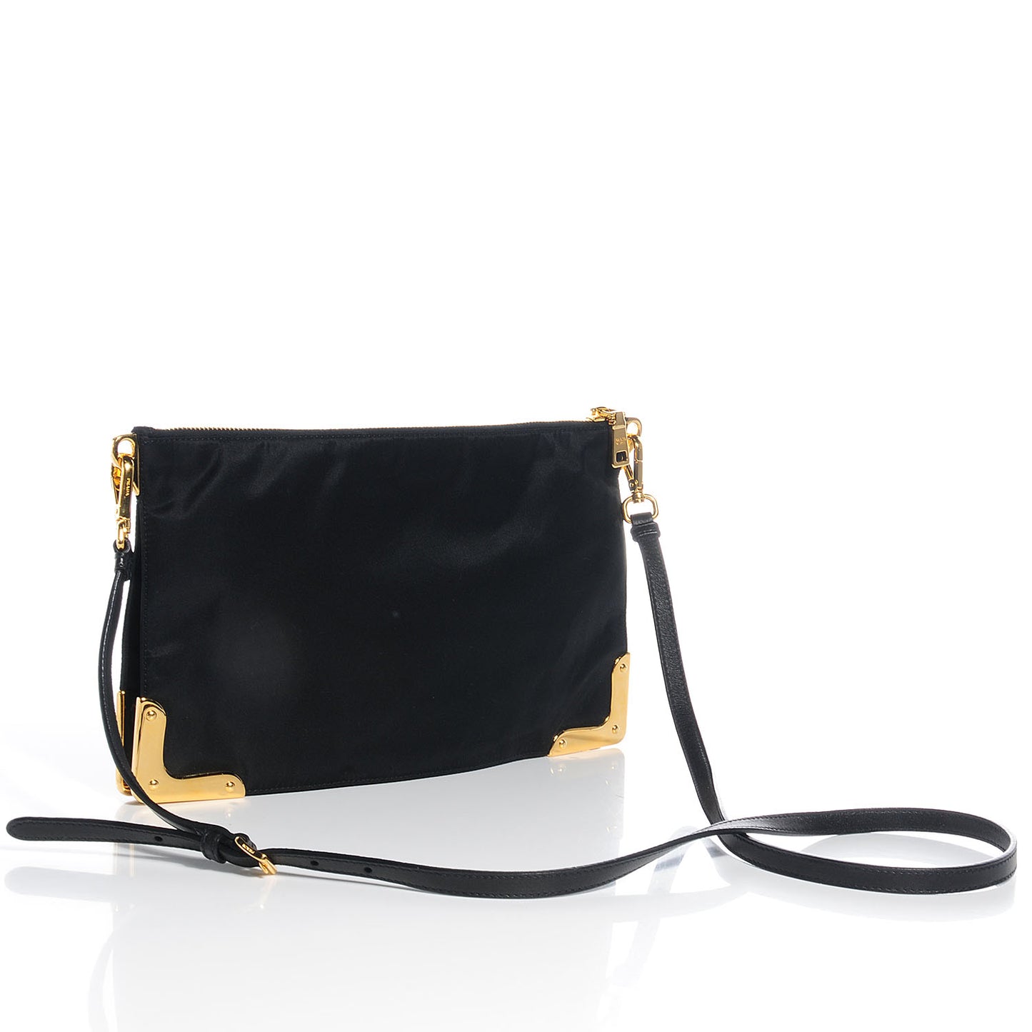 Nylon Shoulder Bag Black