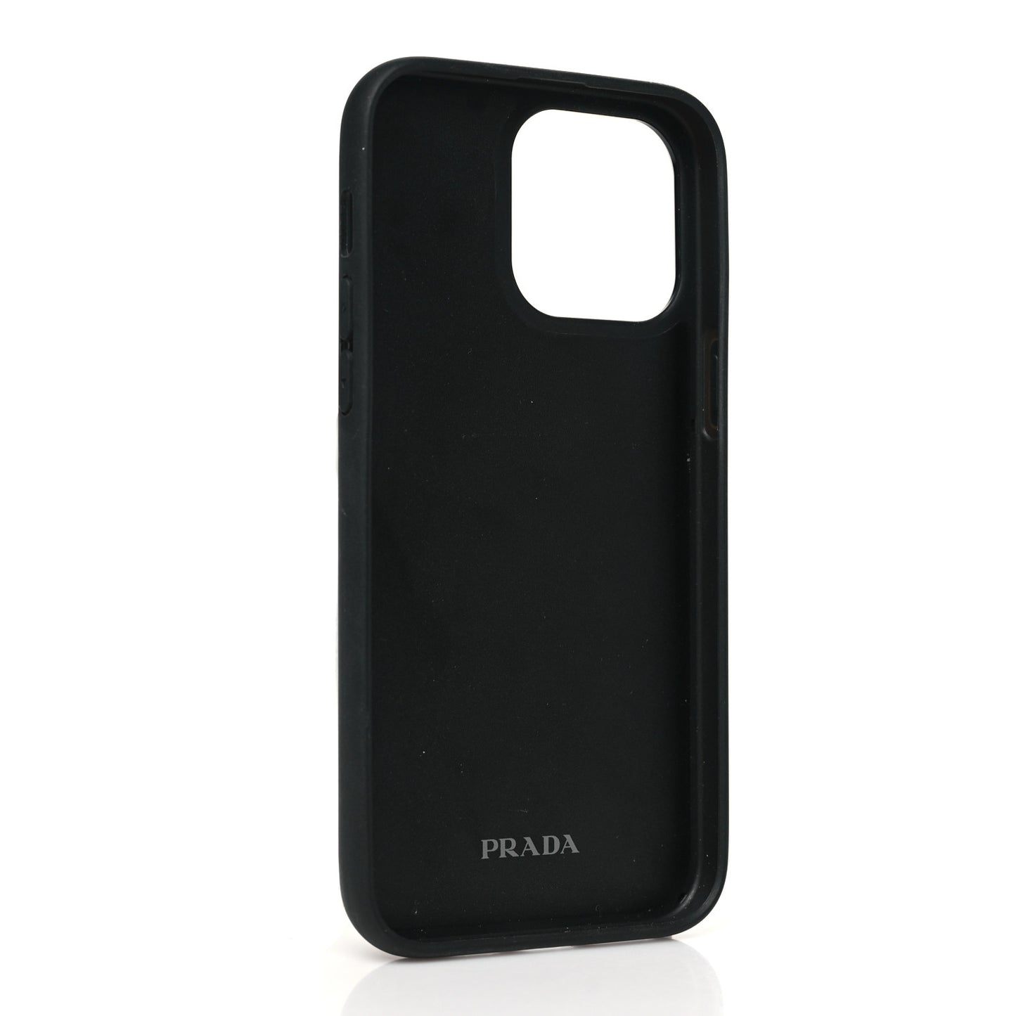 Saffiano iPhone 15 Pro Max Case Black