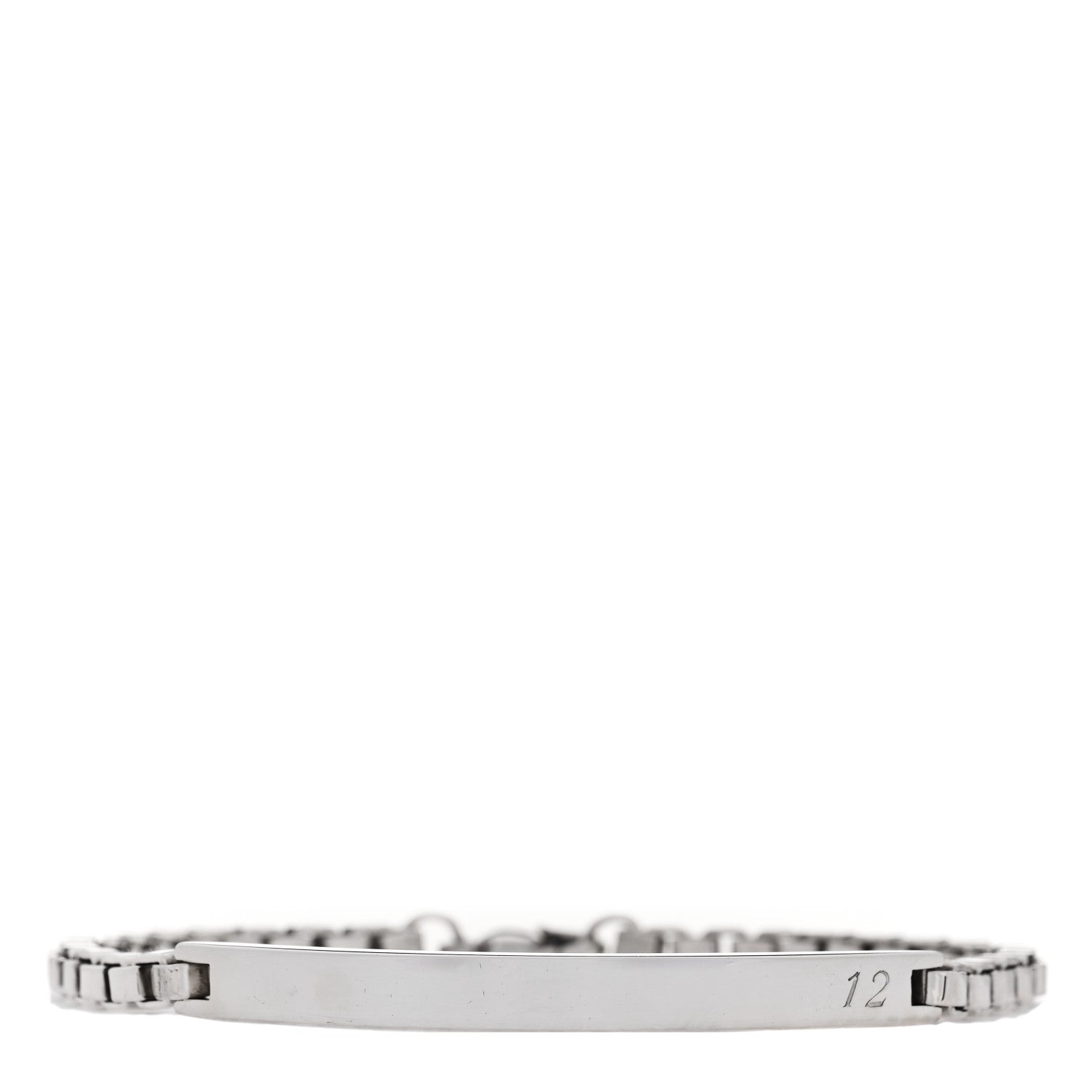 Tiffany Sterling Silver Venetian Link ID Bracelet 1 of 3
