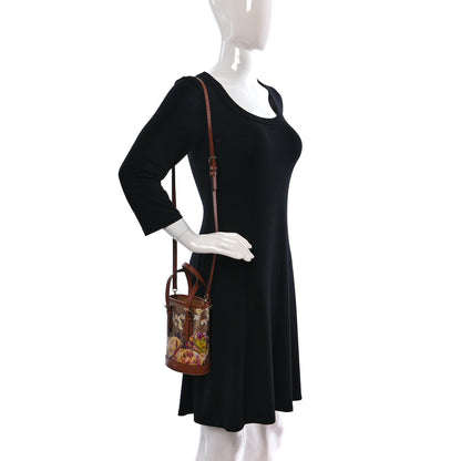 Louis Vuitton Metallic Monogram LV Garden Nano Bucket Bag Gold 2 of 9