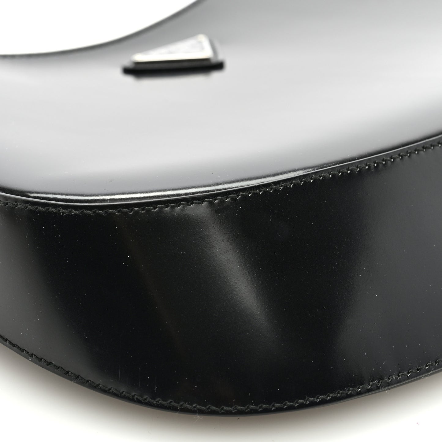 Spazzolato Cleo Shoulder Bag Black