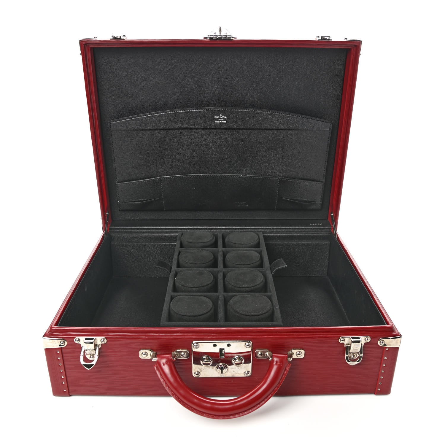 Louis Vuitton Epi President Watch Briefcase Castillan Red 5 of 20