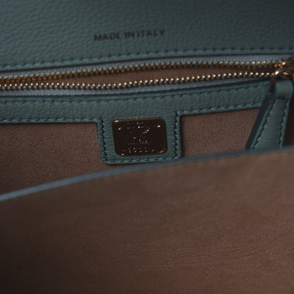 MCM Calfskin Studded Patricia Crossbody Bag Mint 7 of 11