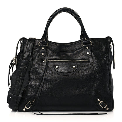 Balenciaga Agneau Classic Hardware Velo Black 1 of 9