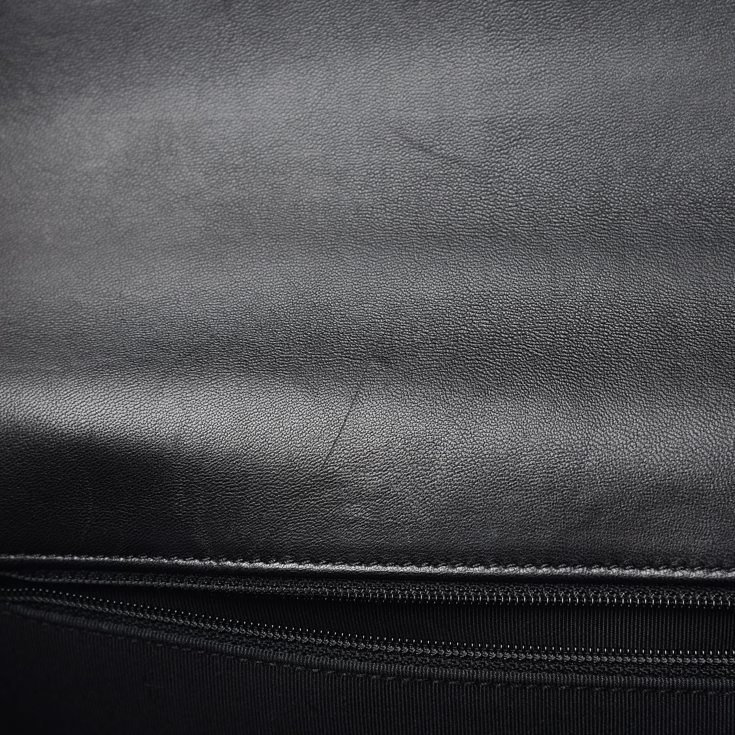 Chanel Lambskin Quilted Large Boy Flap Black 10 of 12