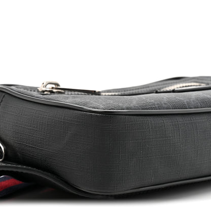 Gucci Soft GG Supreme Monogram Web Belt Bag Black Grey 10 of 10