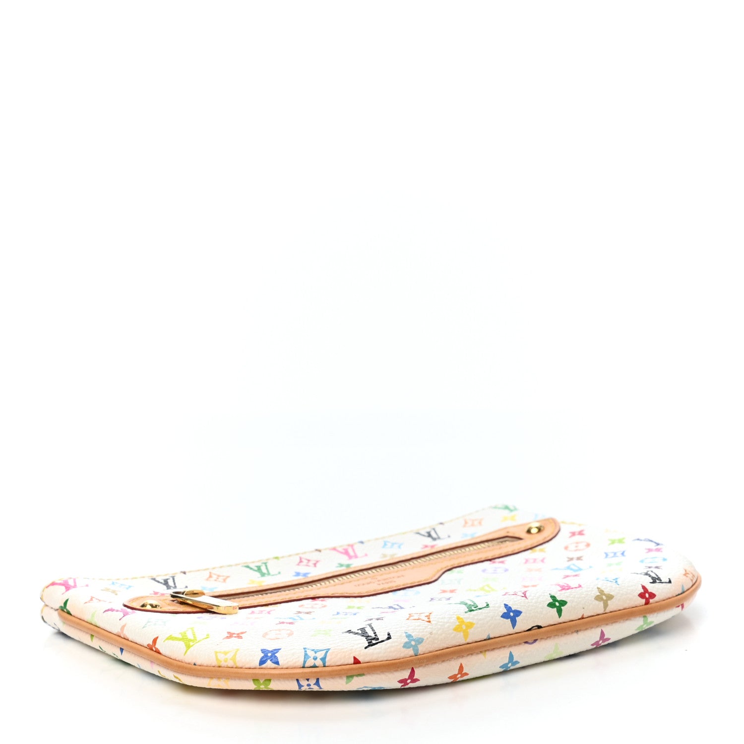 Louis Vuitton Monogram Multicolor Pochette Plate GM White 4 of 7