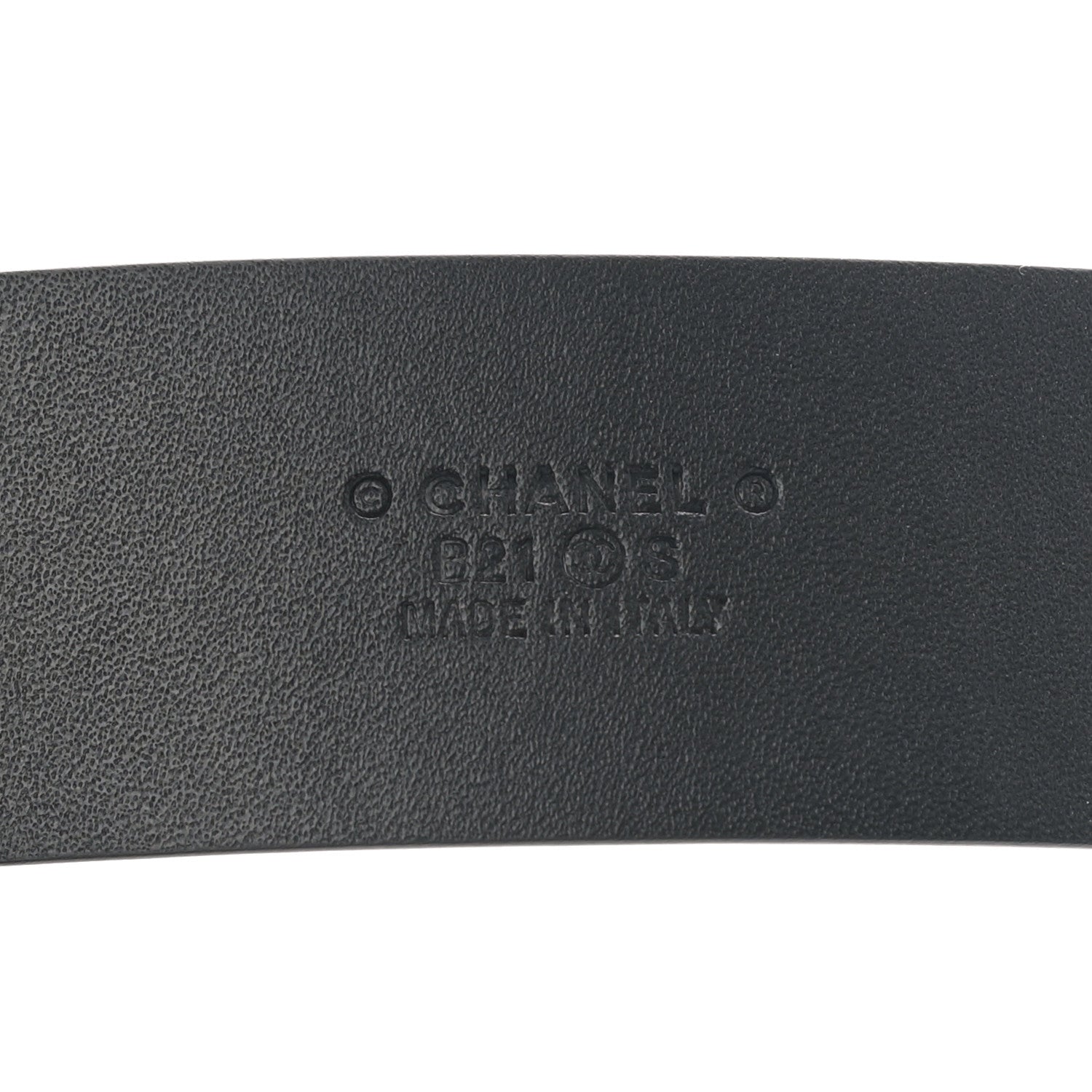 Chanel Lambskin Crystal Buckle Belt 90 36 Black 3 of 5