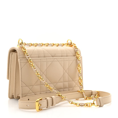 Christian Dior Lambskin Cannage Mini Miss Caro Bag Beige 3 of 15