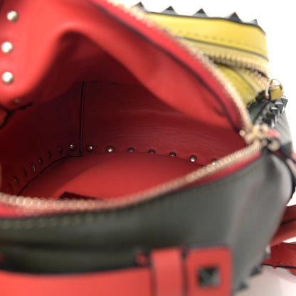 Valentino Garavani Calfskin Colorblock Mini Rockstud Backpack Multicolor 4 of 6